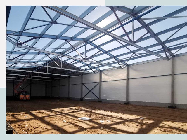 Строительство сенохранилищ в Кстове