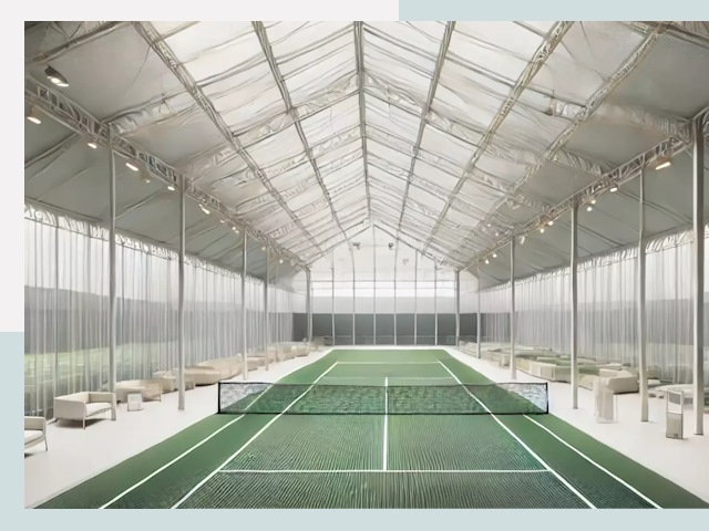 Строительство теннисных кортов в Кстове