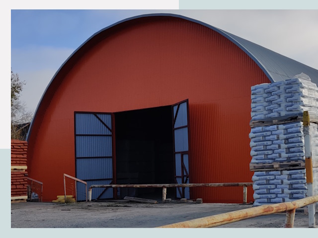 Полукруглые ангары по цене от 611 руб. в Кстово