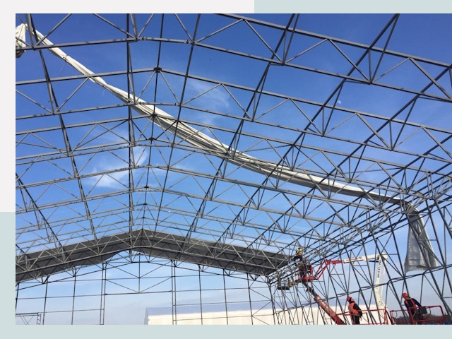 Шатровые ангары от 611 руб. в Кстове и Нижегородской области