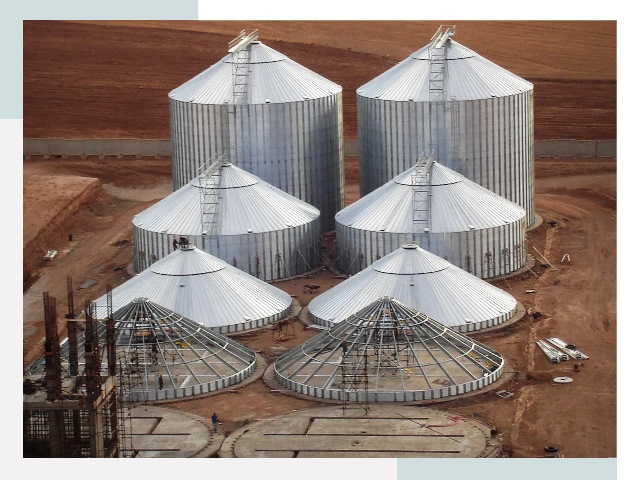 Строительство зерновых силосов в Кстове