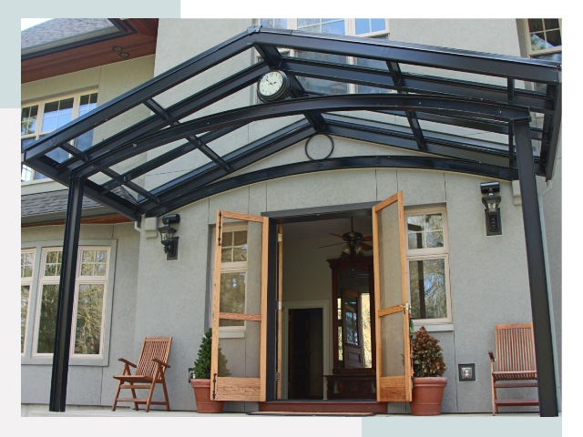 Козырьки металлические в Кстове