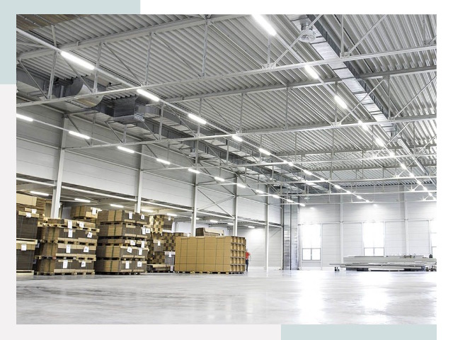 Освещение ангаров в Кстове