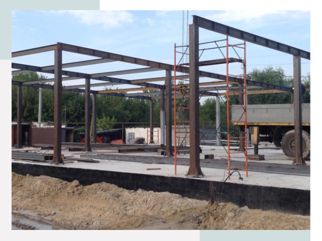 Фундамент для ангаров в Кстове