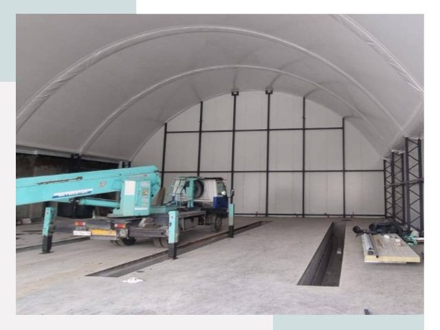 Внутреннее оснащение ангаров в Кстове