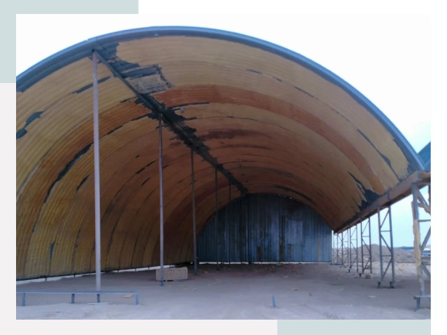 Реконструкция ангаров в Кстове