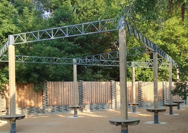 Терраса из металлоконструкций под ключ, проектирование, изготовление и монтаж от СтальСтрой-Ксв